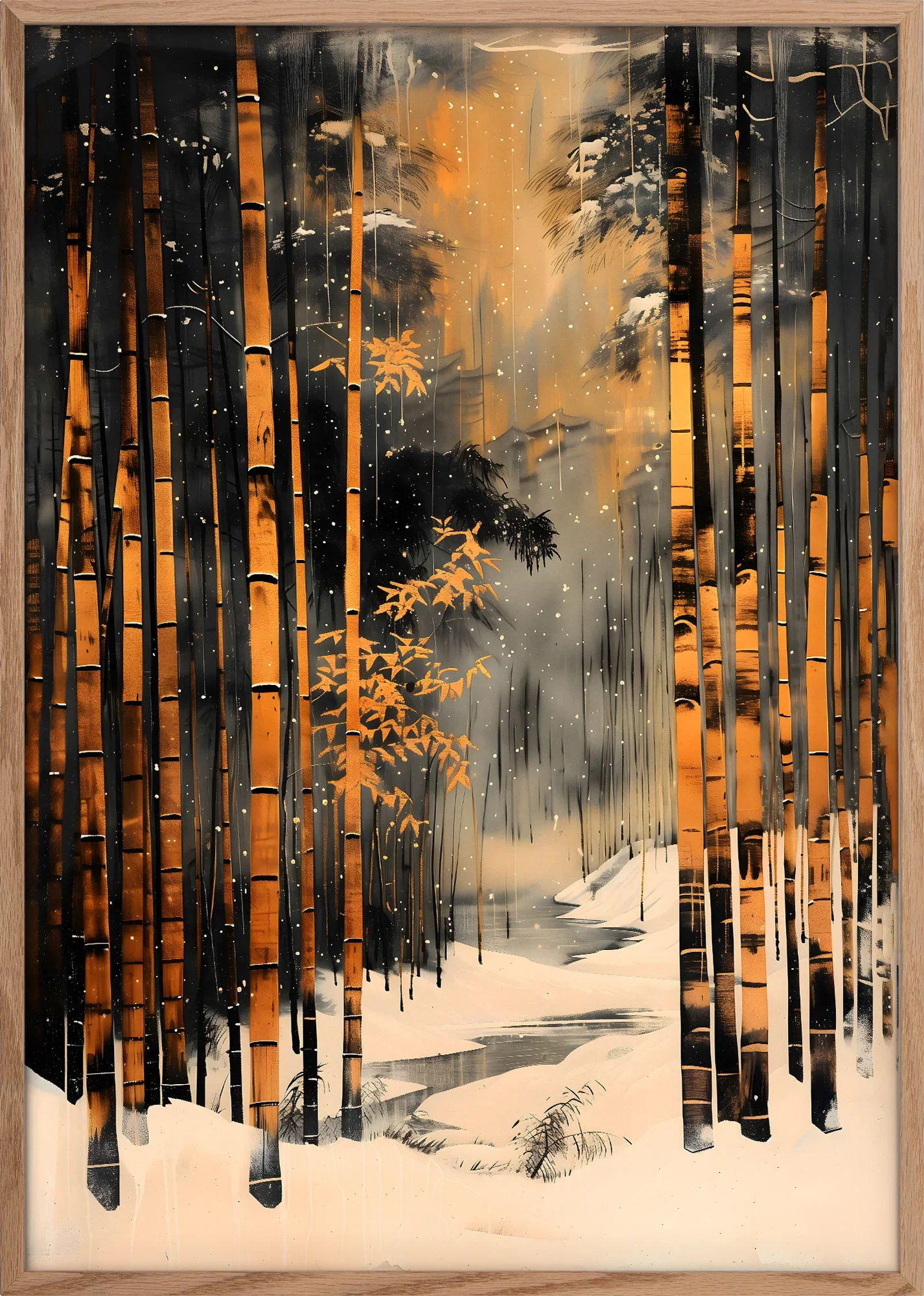 Bamboo In The Snow - Image 3