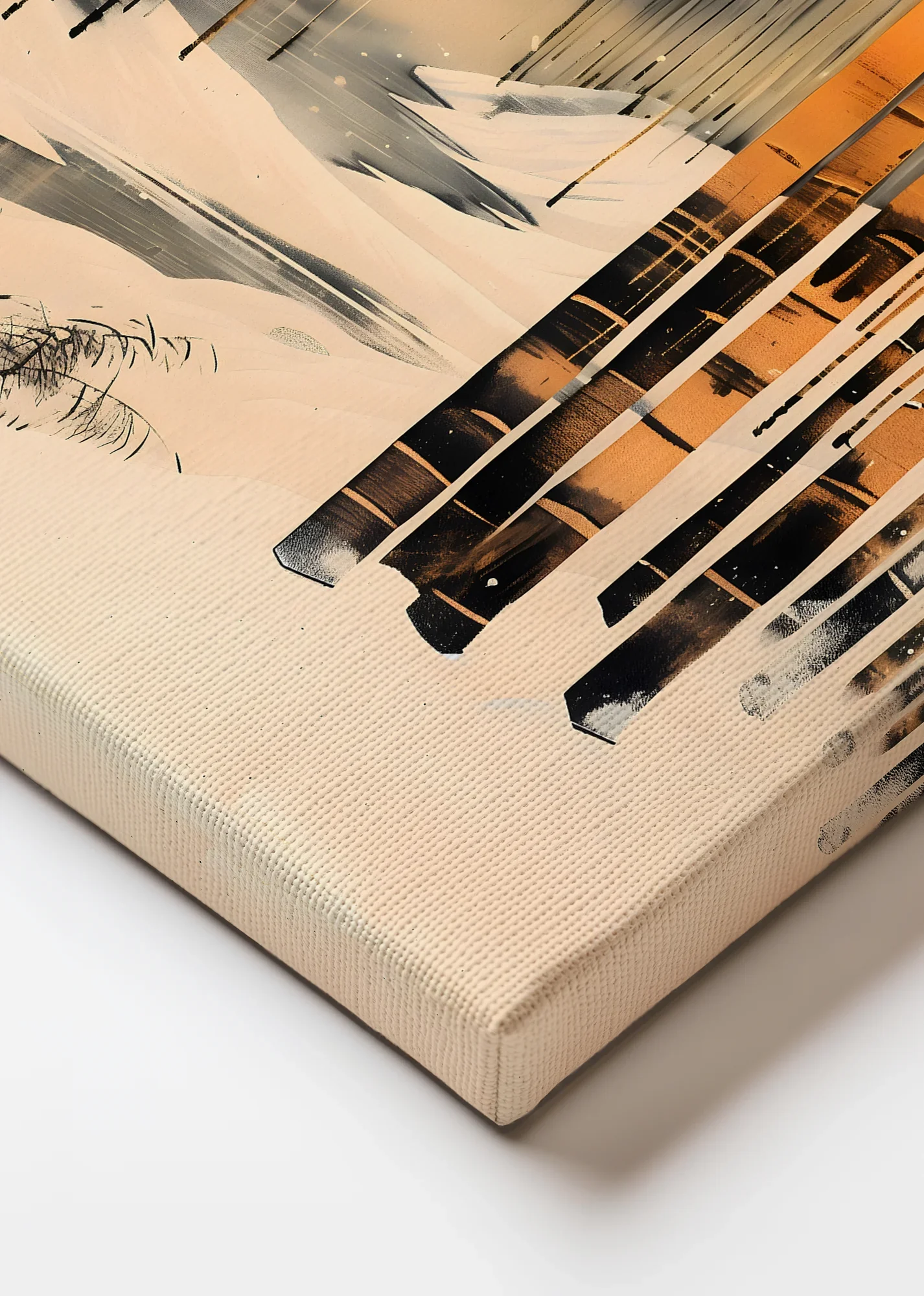 Bamboo In The Snow - Canvas - Image 4