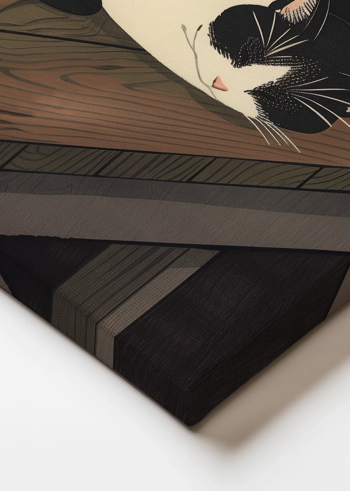 Sleeping Cat in Spring - Canvas - Image 4