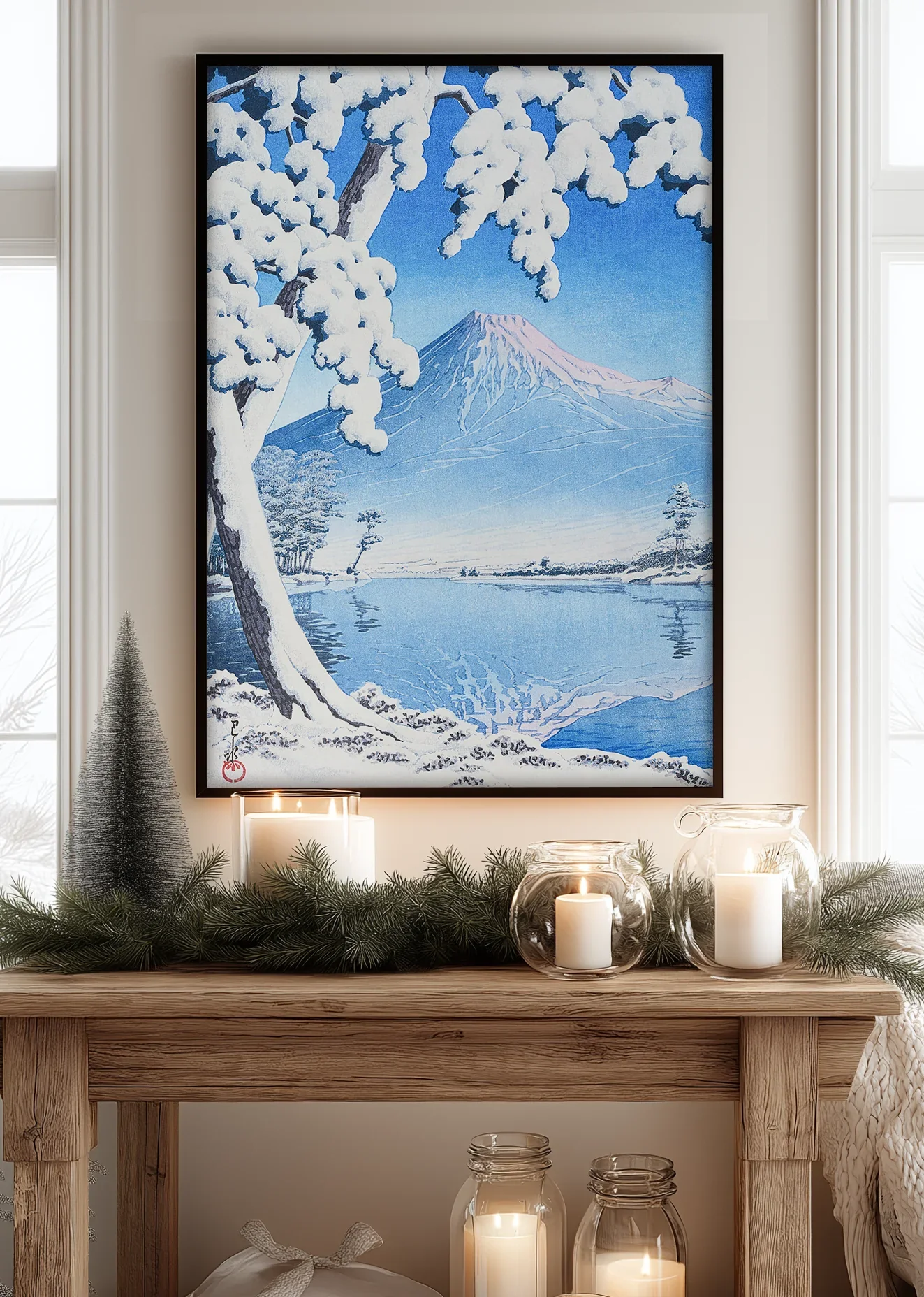 Clearing After a Snowfall on Mt. Fuji - Image 3