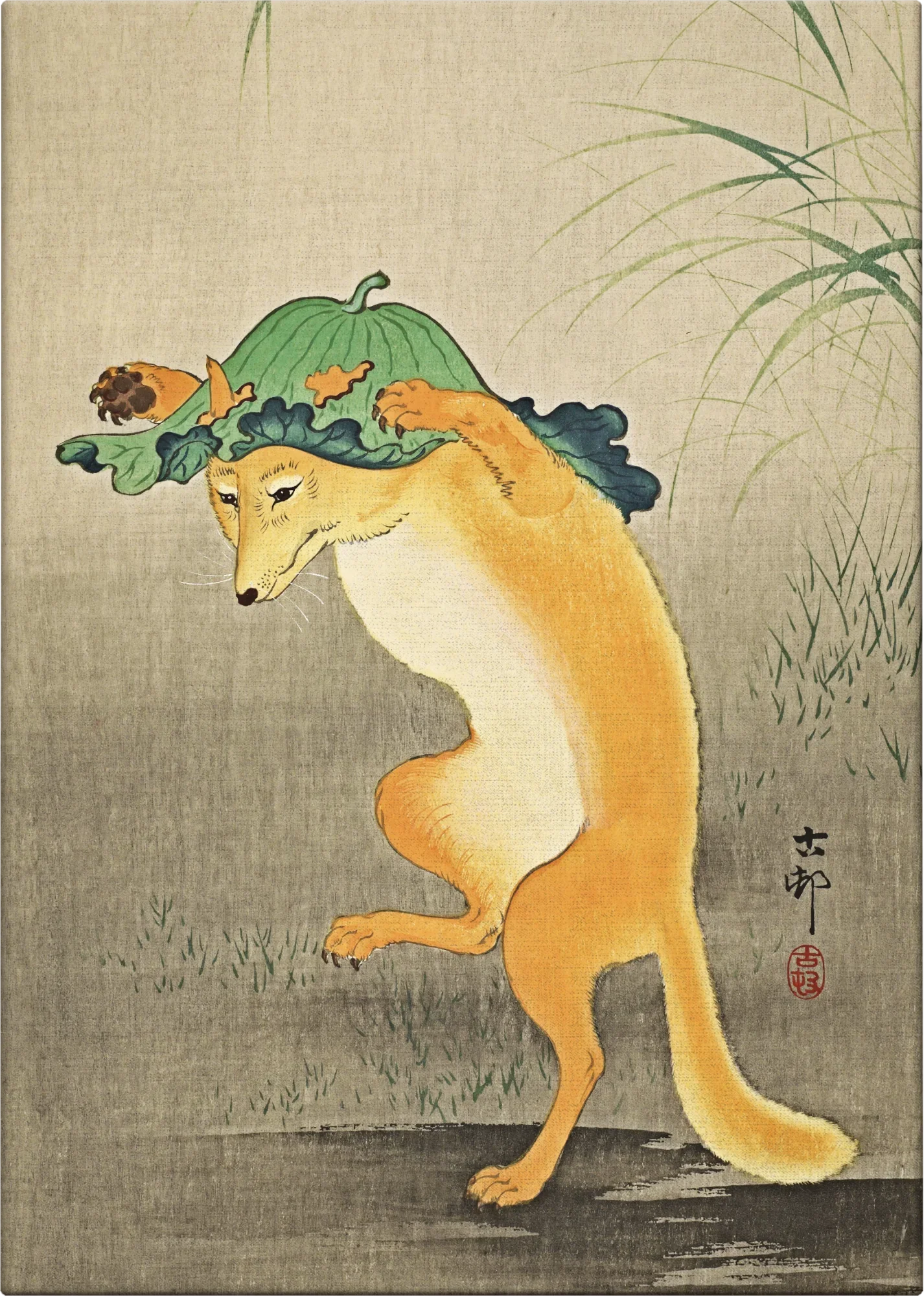 Dancing Fox - Canvas - Image 3