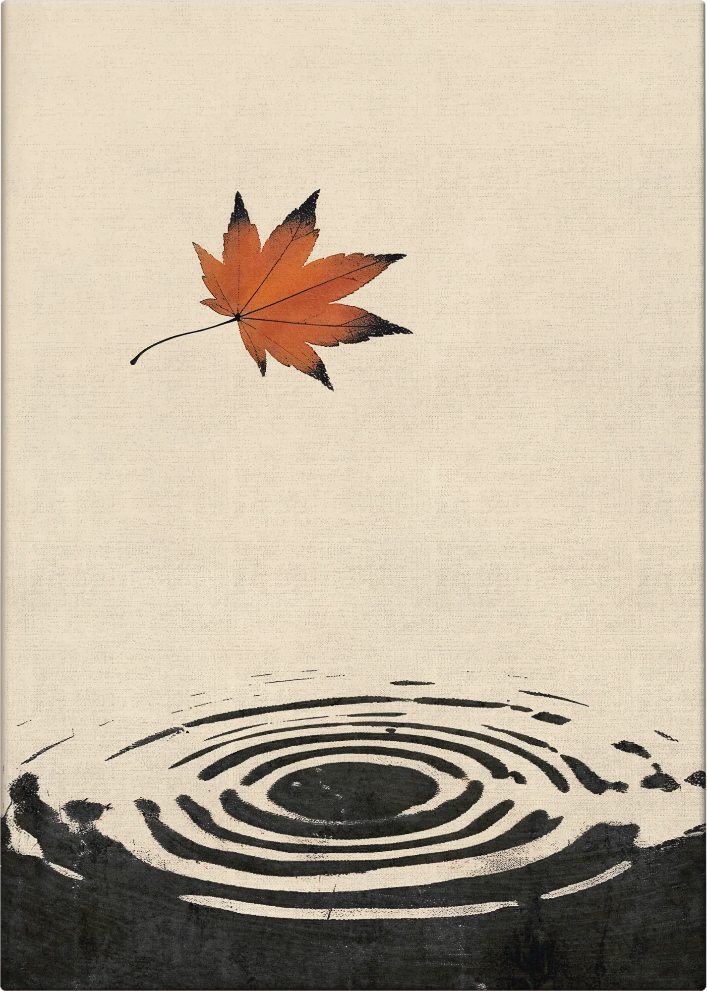 Falling Maple Leaf - Canvas - Image 3