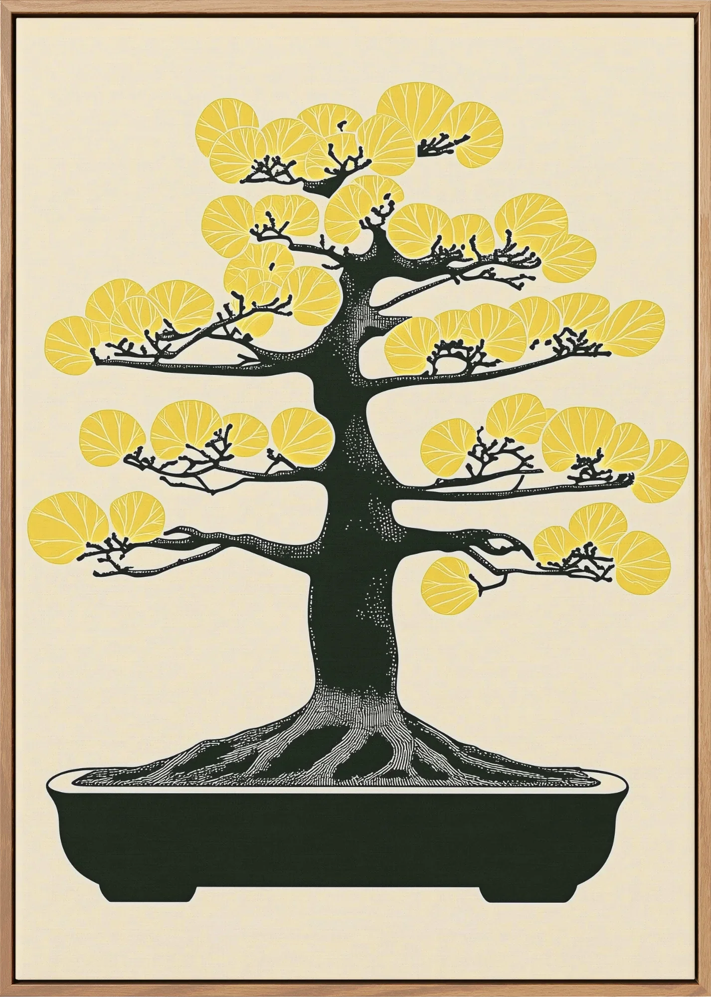 Golden Bonsai Brilliance - Canvas - Image 5