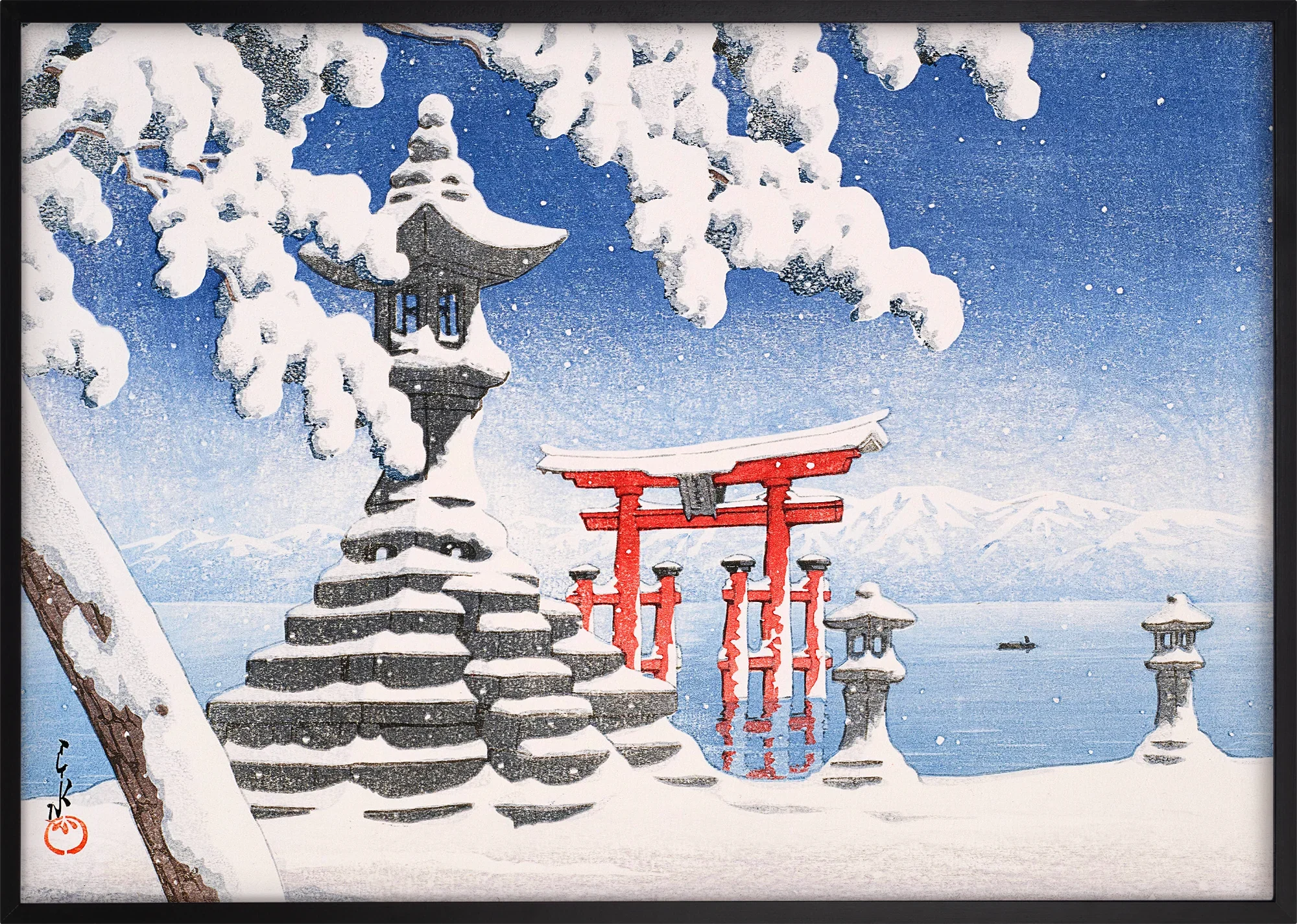 Snow at Itsukushima