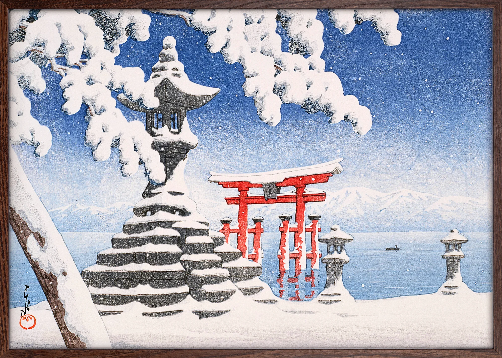 Snow at Itsukushima - Image 4